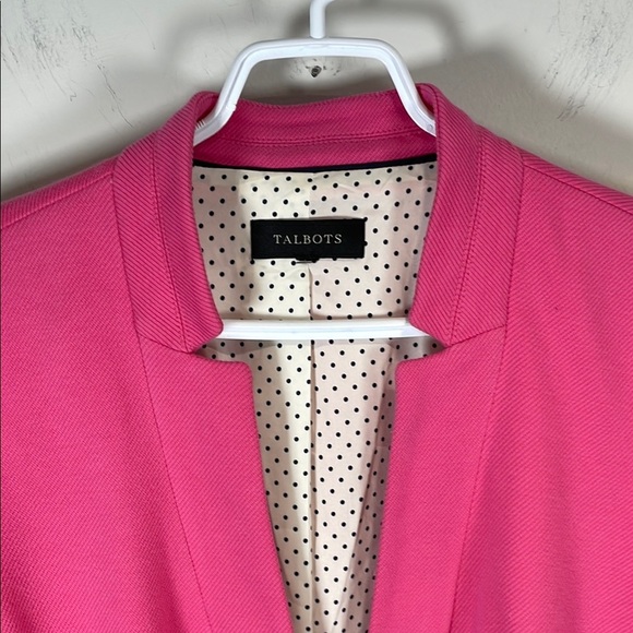 Talbots Barbie Pink Blazer Tailored Suit Jacket - Picture 9 of 9